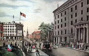 North South: Broadway, New York, 19th Century