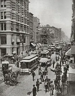 Horse Drawn: Broadway, New York, USA