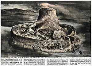 Shetlands: Broch tower of Clickimin