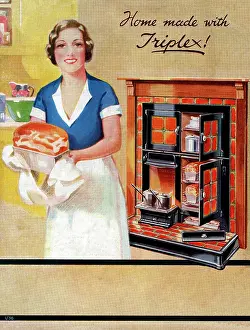 Grate: Brochure advertising Triplex Grates / Ranges