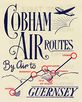 Routes: Brochure design, Cobham Air Routes