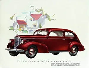 Aspirational: Brochure illustration, Oldsmobile Six