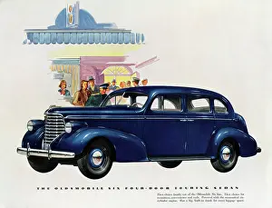 Aspirational: Brochure illustration, Oldsmobile Six