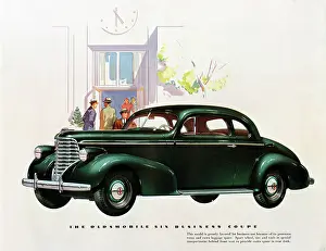 Aspirational: Brochure illustration, Oldsmobile Six
