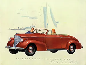 Aspirational: Brochure illustration, Oldsmobile Six