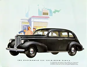 Aspirational: Brochure illustration, Oldsmobile Six