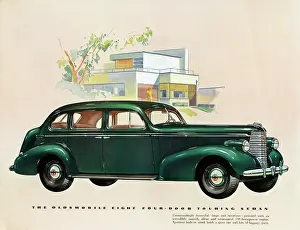 Aspirational: Brochure illustration, Oldsmobile Eight