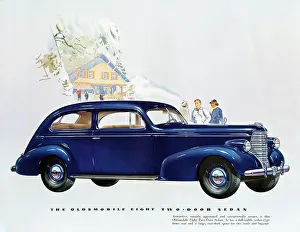 Aspirational: Brochure illustration, Oldsmobile Eight