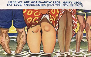 Brochures: Brochures & Leaflets - Bamforth, seaside, comic