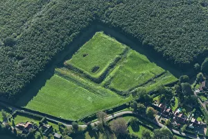 Moated: Brocket Hall moated site, Appleton Roebuck, North Yorkshire