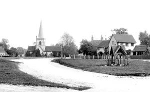 Brockham: Brockham, Green and Church 1900