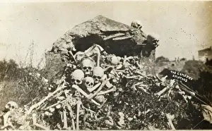 Jumble: Broken Mass grave at Skiathos, Greece