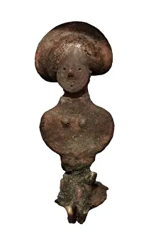 2400: Bronze Age. Anthropomorphic figurine. Tarxien