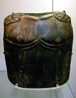Protect: Bronze breastplate. 375-325 BC