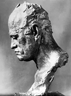 Ambrosi: Bronze bust of Benito Mussolini