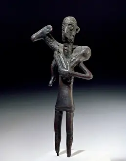 Sardinian: Bronze figurine