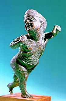 Bardo: Bronze figurine of a dancing dwarf. National Bardo