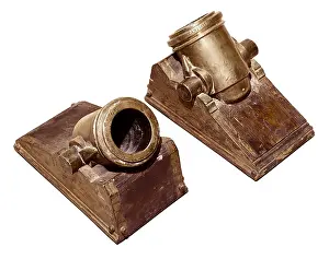 Armeria: Two bronze mortars used during the First Carlist