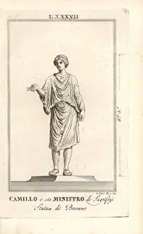 Capitolino: Bronze statue of Camillus or Minister of Sacrifice