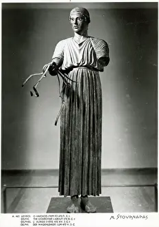 Charioteer: Bronze Statue of The Charioteer (c.470 BC) - Delphi, Greece