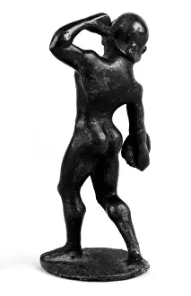 Thrower: Bronze thrower. Etruscan