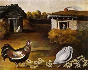 Hens: Brooder with Chicks