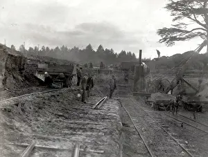 Levelling: Brooklands Circuit - Weybridge, Surrey - Track Construction