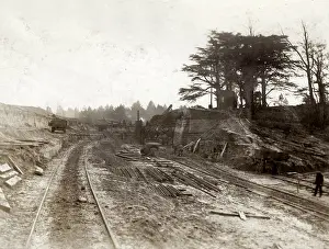 Levelling: Brooklands Circuit - Weybridge, Surrey - Track Construction