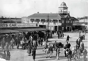 The Brooklands Museum Collection: Brooklands - Clubhouse and Paddock