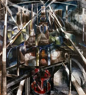 Cubist: Brooklyn Bridge Artist: Joseph Stella