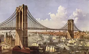 Steamboats: Brooklyn Bridge. Brooklyn