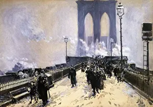 Frosty: Brooklyn Bridge. Brooklyn