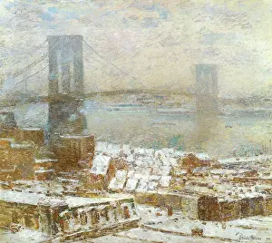 Cityscapes: Brooklyn Bridge in Winter
