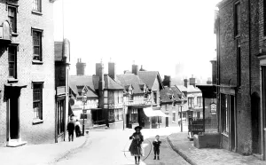 Broseley: Broseley, High Street 1904