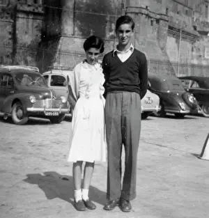 Siblings: Brother and sister on holiday