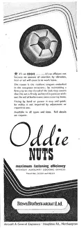 Oddie: Brown Brothers Aircraft & General Engineers. Oddie Nuts