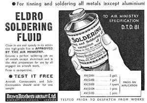 Soldering: Brown Brothers - Eldro Soldering Fluid
