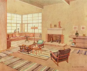 Neutral: BROWN LIVING ROOM 1929