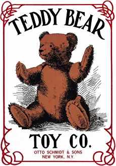 Embossed: Brown Teddy Bear
