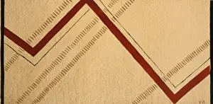 Graph: Brown zig zag graphic design pattern