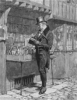Browses: Browses through books