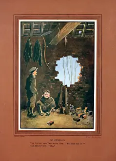 Bairnsfather: Bruce Bairnsfather cartoon, So Obvious