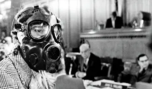 Bruce Cline protesting at an Air Pollutant ?