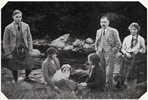 Isobel: The Bruce family with their Lhasa Apso