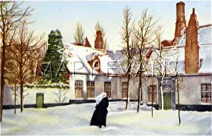 Beguinage: BRUGES/BEGUINAGE 1950