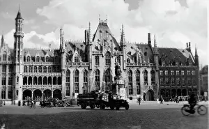 Imposing: Bruges town hall, Belgium