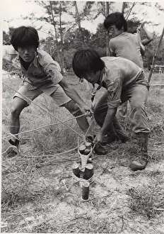 Brunei: Three Brunei scouts