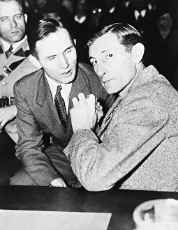 Rosecrans: Bruno Hauptmann with his defense counsel Egbert
