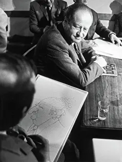 Peichl: Bruno Kreisky gets caricatured