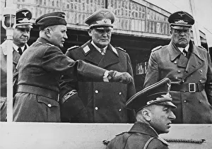 Airbase: Bruno Loerzer, Hermann Goering, Hugo Sperrle at the channel